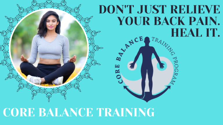 core balance training