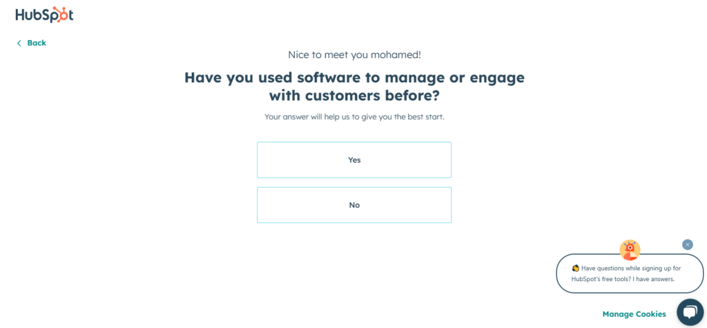 hubspot login 