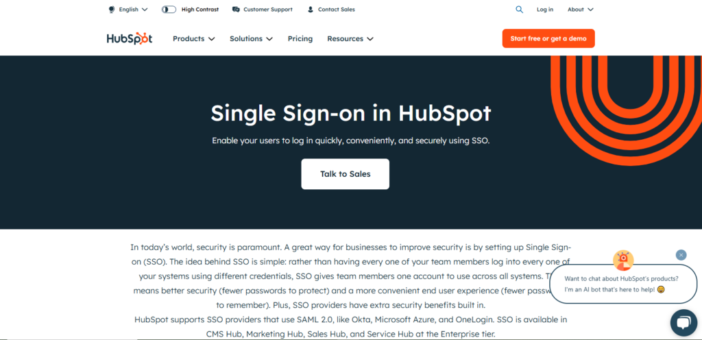 hubspot login 