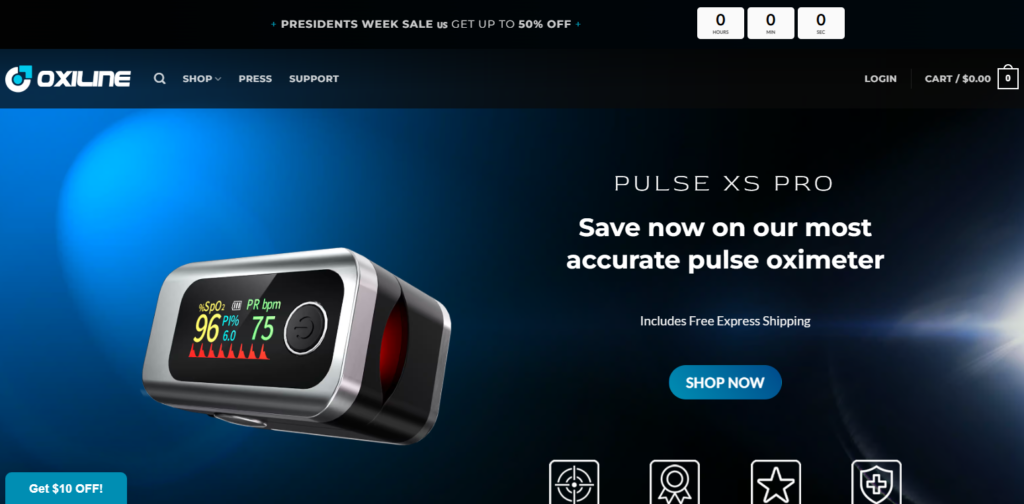 oxiline pressure x pro